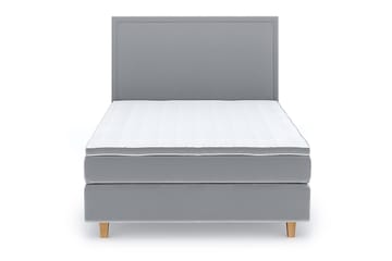 Romance Lyx Velvet Sängpaket 140x200 - Ljusgrå - Möbler - Säng - Kontinentalsäng