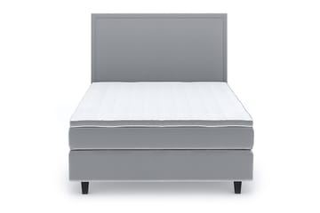 Romance Lyx Velvet Sängpaket 140x200 - Ljusgrå - Möbler - Säng - Kontinentalsäng