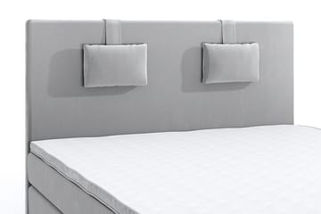 Romance Lyx Velvet Sängpaket 160x200 - Ljusgrå - Möbler - Säng - Kontinentalsäng