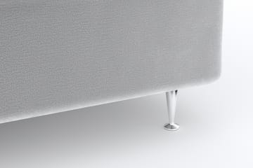 Romance Lyx Velvet Sängpaket 160x200 - Ljusgrå - Möbler - Säng - Kontinentalsäng