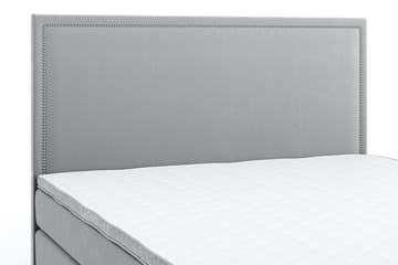 Romance Lyx Velvet Sängpaket 180x200 - Ljusgrå - Möbler - Säng - Kontinentalsäng