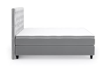 Romance Lyx Velvet Sängpaket 210x210 - Ljusgrå - Möbler - Säng - Kontinentalsäng
