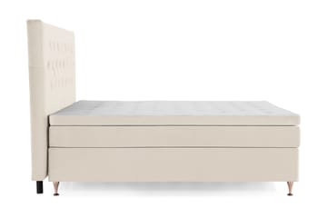 Royal Velvet Komplett Sängpaket 160x200 cm - Beige med låga rosében - Möbler - Säng - Kontinentalsäng