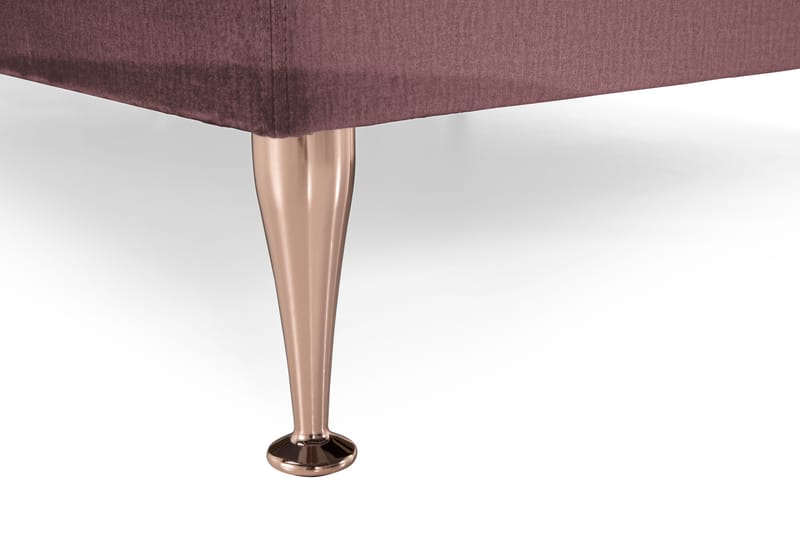 Royal Velvet Komplett Sängpaket 160x200 - Rosa med Höga Rosében - Möbler - Säng - Kontinentalsäng