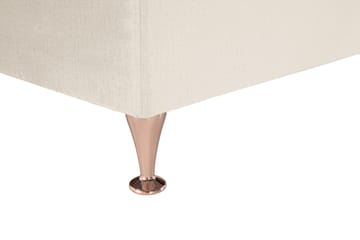 Royal Velvet Komplett Sängpaket 180x200 cm - Beige med låga rosében - Möbler - Säng - Kontinentalsäng