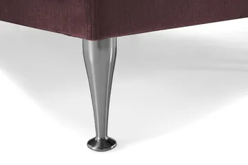 Royal Velvet Komplett Sängpaket 180x200 cm - Rosa med Höga Silverben - Möbler - Säng - Kontinentalsäng