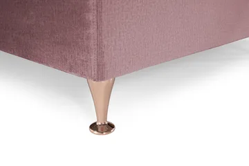 Royal Velvet Komplett Sängpaket 180x200 cm - Rosa med Låga Rosében - Möbler - Säng - Kontinentalsäng