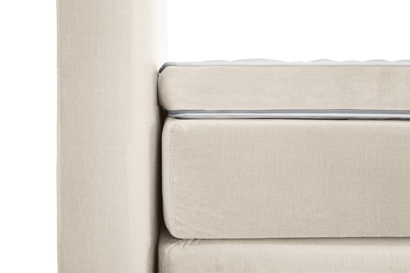 Royal Velvet Komplett Sängpaket Kontinentalsäng 180x200 cm - Beige / Sammet - Möbler - Säng - Kontinentalsäng