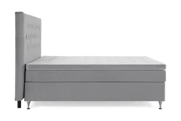 Royal Velvet Kontinentalsäng 160x200 cm - Ljusgrå - Möbler - Säng - Kontinentalsäng