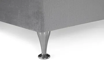 Royal Velvet Kontinentalsäng 160x200 cm - Ljusgrå - Möbler - Säng - Kontinentalsäng