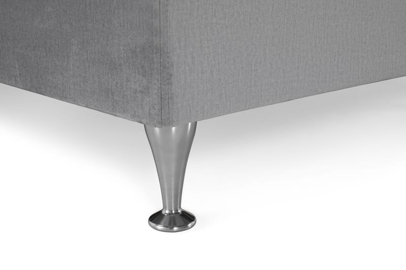 Royal Velvet Kontinentalsäng 160x200 cm - Ljusgrå - Möbler - Säng - Kontinentalsäng