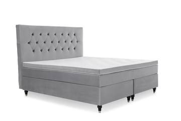 Royal Velvet Kontinentalsäng 160x200 cm - Ljusgrå - Möbler - Säng - Kontinentalsäng