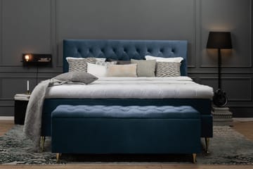 Royal Velvet Kontinentalsäng 160x200 cm - Mörkblå - Möbler - Säng - Kontinentalsäng