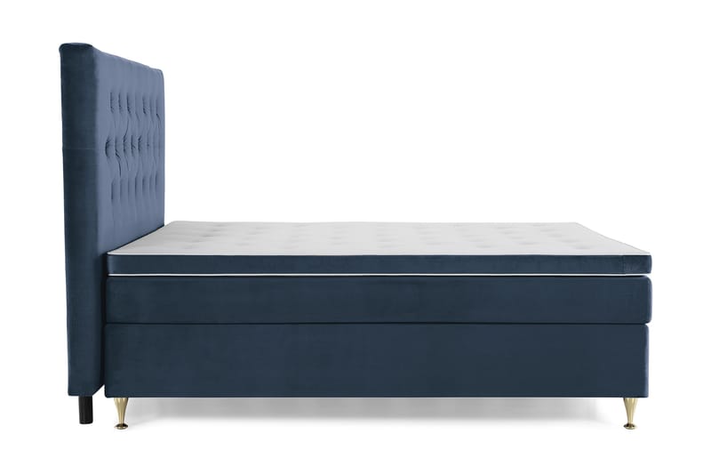 Royal Velvet Kontinentalsäng 160x200 cm - Mörkblå - Möbler - Säng - Kontinentalsäng