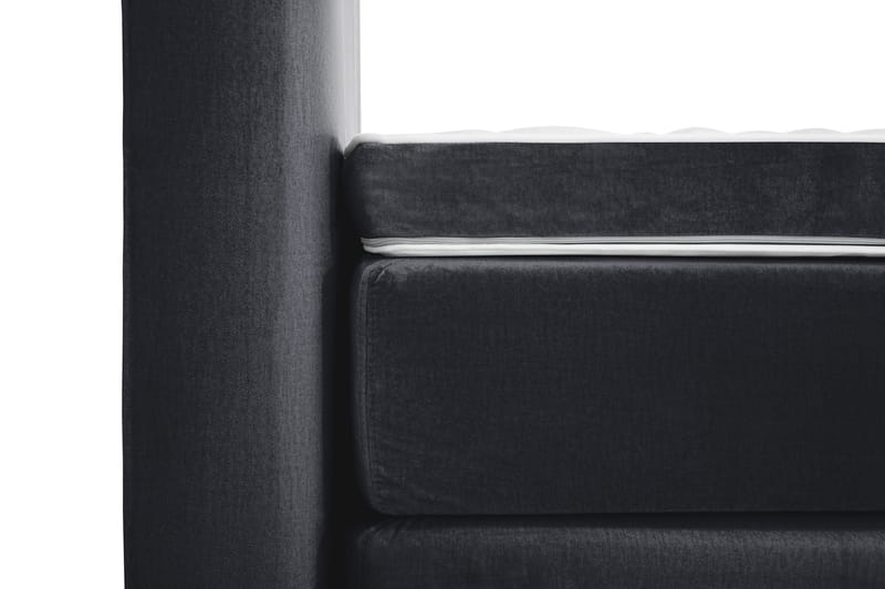 Royal Velvet Kontinentalsäng 160x200 cm - Svart - Möbler - Säng - Kontinentalsäng