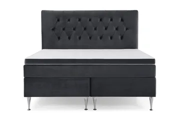 Utan sänggavel - Svart