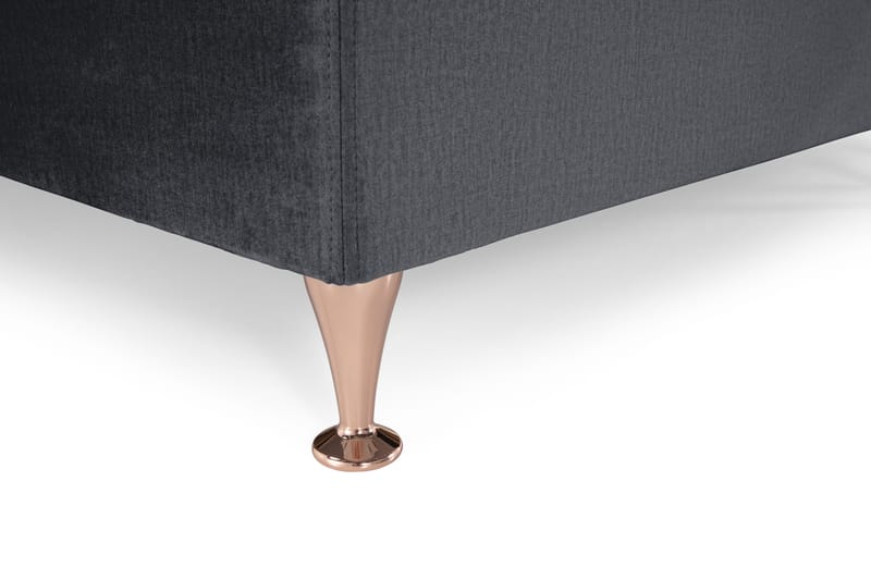 Royal Velvet Kontinentalsäng 160x200 cm - Svart - Möbler - Säng - Kontinentalsäng