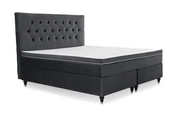 Royal Velvet Kontinentalsäng 160x200 cm - Svart - Möbler - Säng - Kontinentalsäng