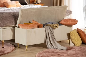 Royal Velvet Kontinentalsäng 180x200 cm - Beige - Möbler - Säng - Kontinentalsäng