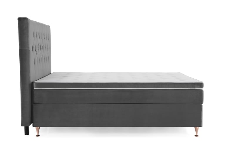 Royal Velvet Kontinentalsäng 180x200 cm - Mörkgrå - Möbler - Säng - Kontinentalsäng