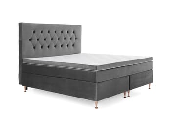 Royal Velvet Kontinentalsäng 180x200 cm - Mörkgrå - Möbler - Säng - Kontinentalsäng