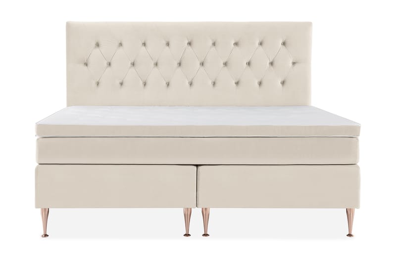 Royal Velvet Kontinentalsäng 210x210 cm - Beige - Möbler - Säng - Kontinentalsäng