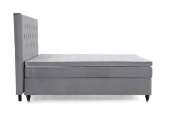 Royal Velvet Kontinentalsäng 210x210 cm - Ljusgrå - Möbler - Säng - Kontinentalsäng
