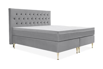 Royal Velvet Kontinentalsäng 210x210 cm - Ljusgrå - Möbler - Säng - Kontinentalsäng