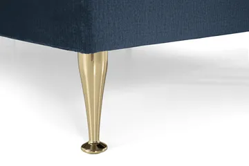 Royal Velvet Kontinentalsäng 210x210 cm - Mörkblå - Möbler - Säng - Kontinentalsäng