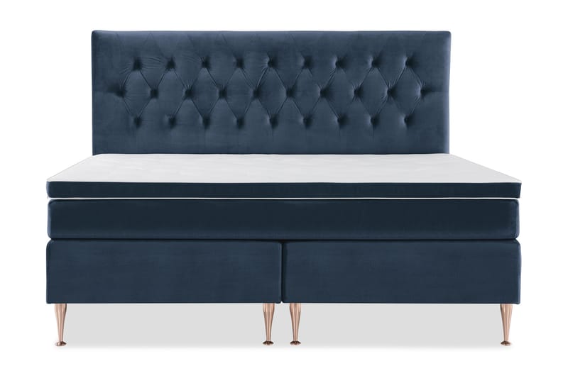 Royal Velvet Kontinentalsäng 210x210 cm - Mörkblå - Möbler - Säng - Kontinentalsäng