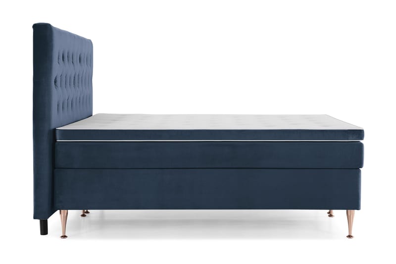 Royal Velvet Kontinentalsäng 210x210 cm - Mörkblå - Möbler - Säng - Kontinentalsäng
