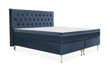 Royal Velvet Kontinentalsäng 210x210 cm - Mörkblå - Möbler - Säng - Kontinentalsäng