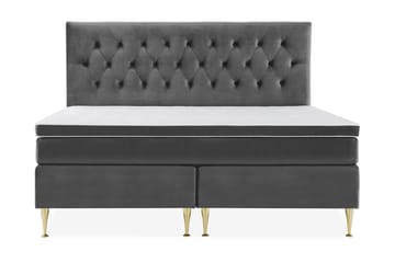 Utan sänggavel - Mörkgrå