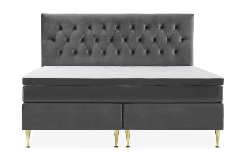Royal Velvet Kontinentalsäng 210x210 cm, Mörkgrå