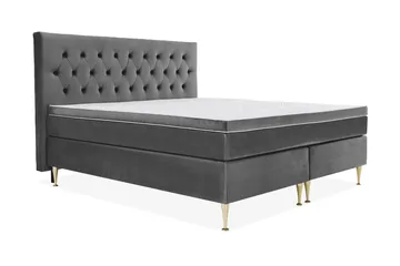 Royal Velvet Kontinentalsäng 210x210 cm - Mörkgrå - Möbler - Säng - Kontinentalsäng