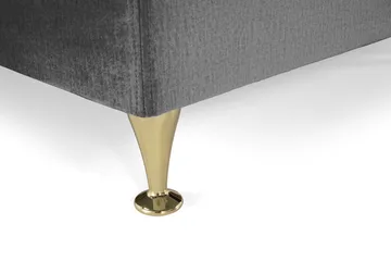 Royal Velvet Kontinentalsäng 210x210 cm - Mörkgrå - Möbler - Säng - Kontinentalsäng