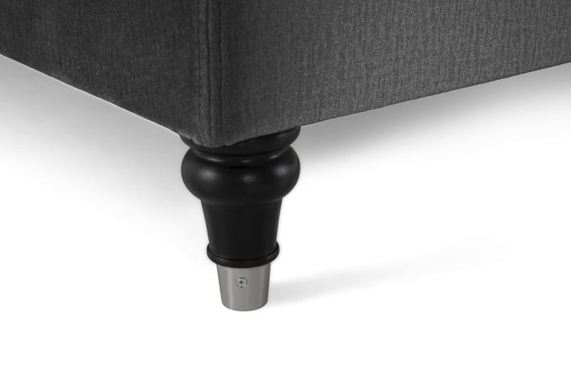 Royal Velvet Kontinentalsäng 210x210 cm - Mörkgrå - Möbler - Säng - Kontinentalsäng