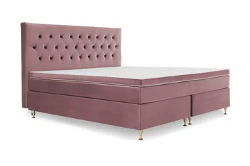 Royal Velvet Kontinentalsäng 210x210 cm - Rosa - Möbler - Säng - Kontinentalsäng