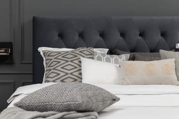 Royal Velvet Kontinentalsäng 210x210 cm - Svart - Möbler - Säng - Kontinentalsäng