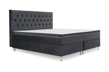 Royal Velvet Kontinentalsäng 210x210 cm - Svart - Möbler - Säng - Kontinentalsäng