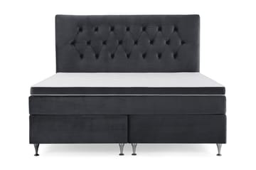 Utan sänggavel - Svart