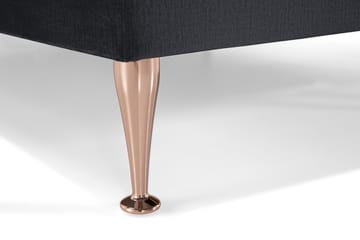 Royal Velvet Kontinentalsäng 210x210 cm - Svart - Möbler - Säng - Kontinentalsäng