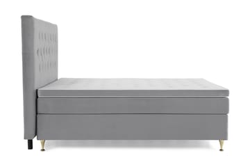 Royal Velvet Kontinentalsäng160x200 cm - Ljusgrå - Möbler - Säng - Kontinentalsäng