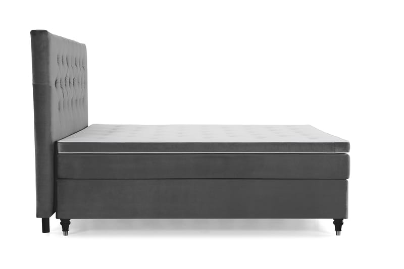 Royal Velvet Kontinentalsäng160x200 cm - Mörkgrå - Möbler - Säng - Kontinentalsäng