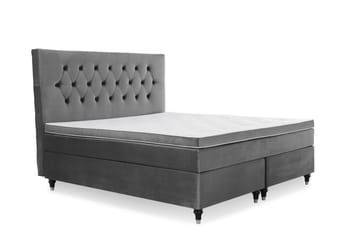 Royal Velvet Kontinentalsäng160x200 cm - Mörkgrå - Möbler - Säng - Kontinentalsäng