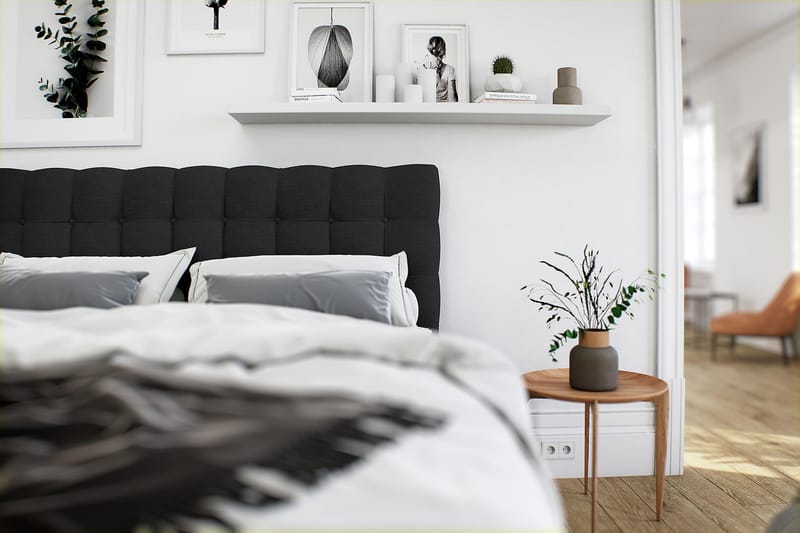 Säng med Förvaring Boxford 140x200 - Svart (+Fler val) - Möbler - Säng - Säng med förvaring