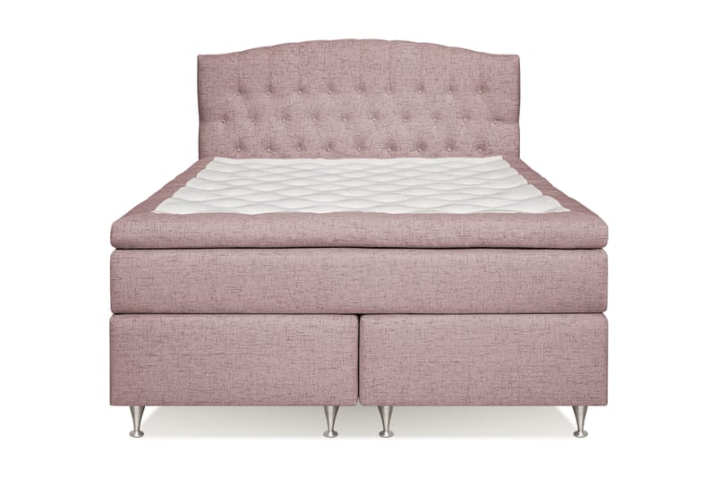 Sängpaket Abelie 160x200 Fast - Rosa - Möbler - Säng - Kontinentalsäng