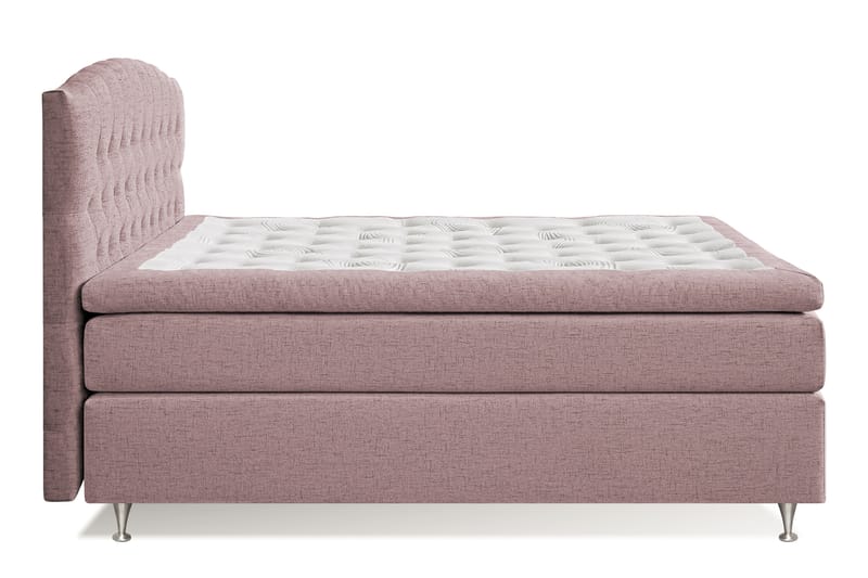 Sängpaket Abelie 160x200 Fast - Rosa - Komplett sängpaket - Kontinentalsäng - Dubbelsäng