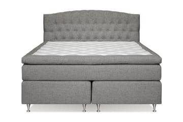 Sängpaket Abelie 180x200 Fast/Medium - Grå - Möbler - Säng - Kontinentalsäng