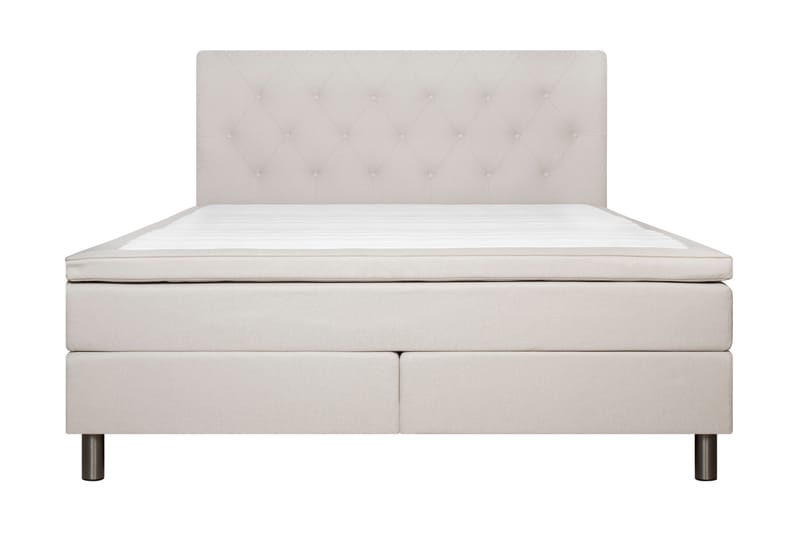 Sängpaket Angered 160x200 cm - Beige - Komplett sängpaket - Kontinentalsäng